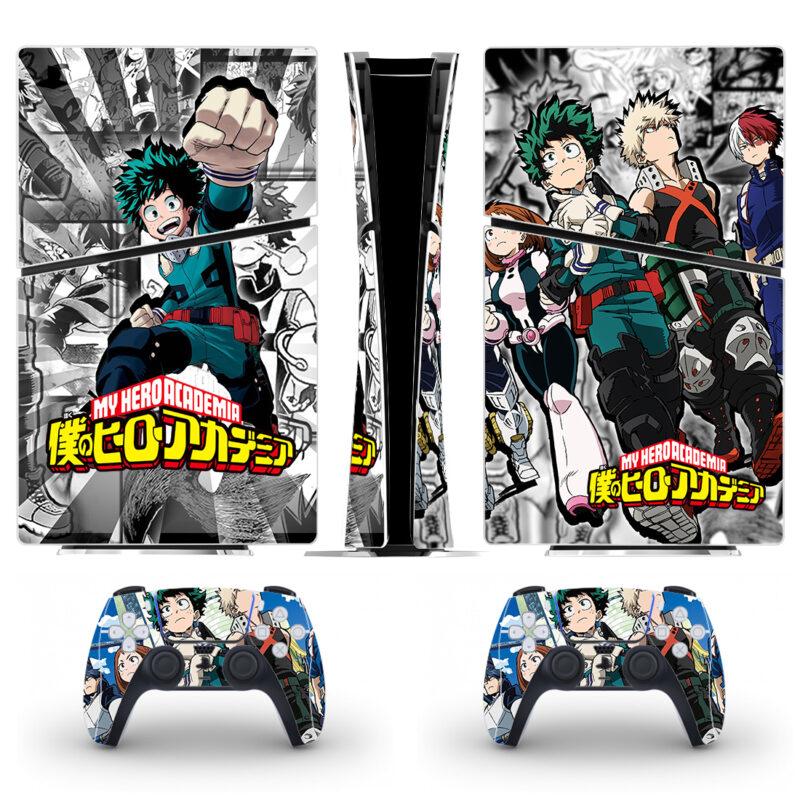 My Hero Academia PS5 Slim Skin Sticker Design 1