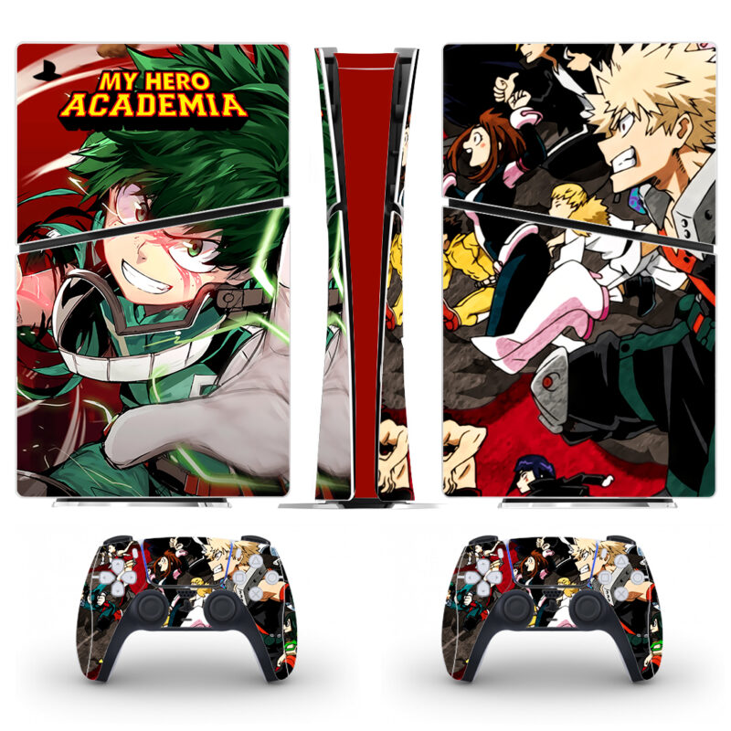 My Hero Academia Skin For PS5 Slim And Controllers Design 1