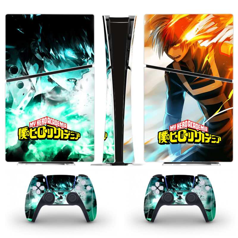 My Hero Academia PS5 Slim Skin Sticker Decal Design 2