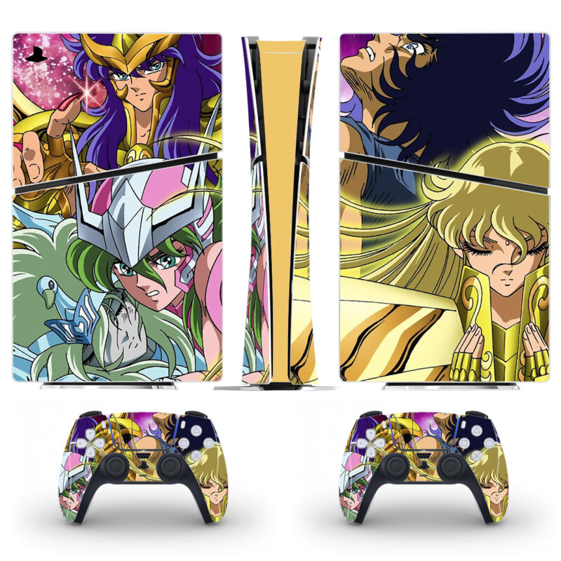 Saint Seiya: Knights Of The Zodiac PS5 Slim Skin Sticker Decal