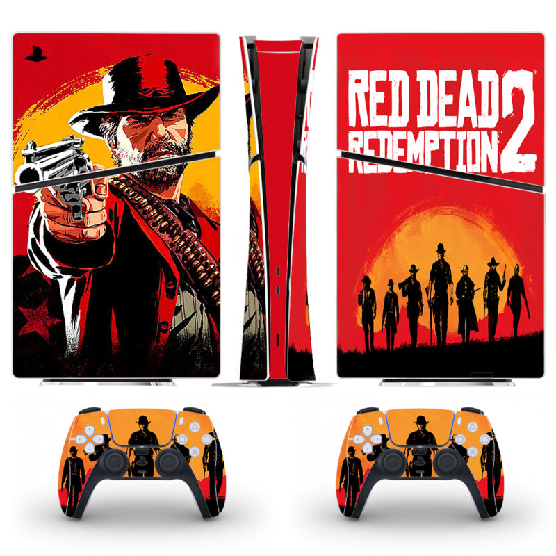 Red Dead Redemption 2 Game PS5 Slim Skin Sticker