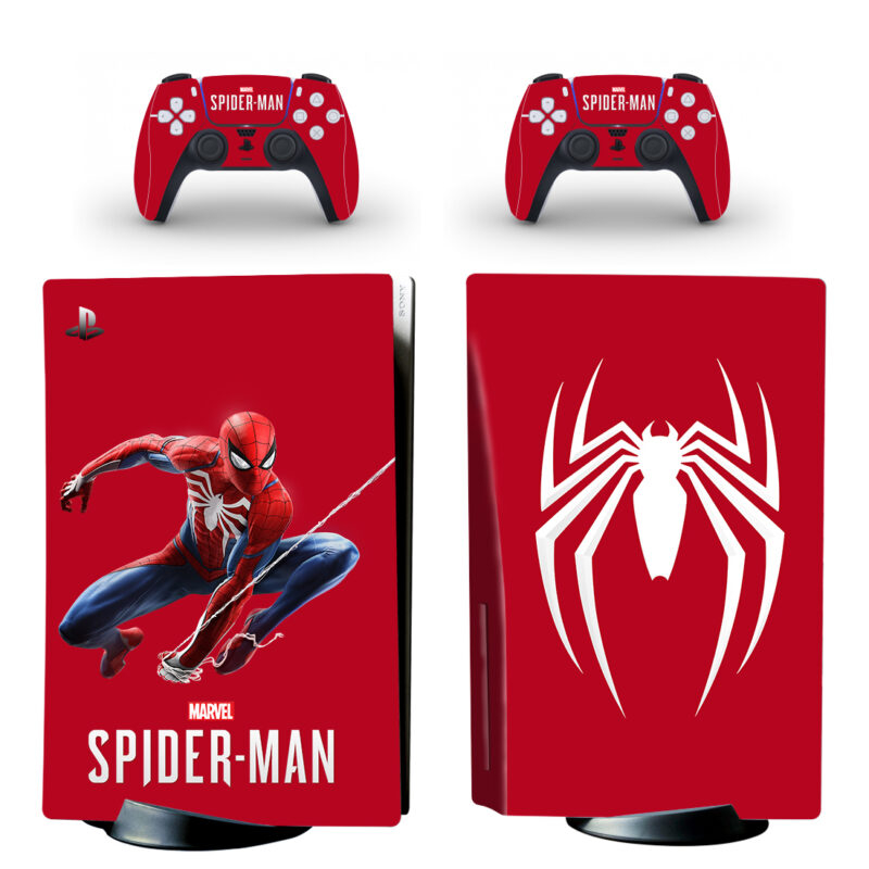 Marvel's Spider-Man PS5 Skin Sticker Decal Design 3