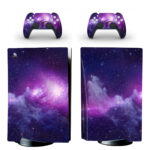 Purple Galaxy PS5 Skin Sticker Decal