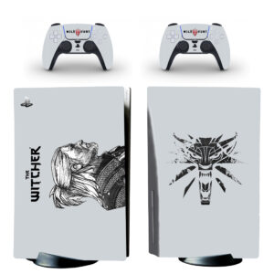 The Witcher 3: Wild Hunt PS5 Skin Sticker And Controllers