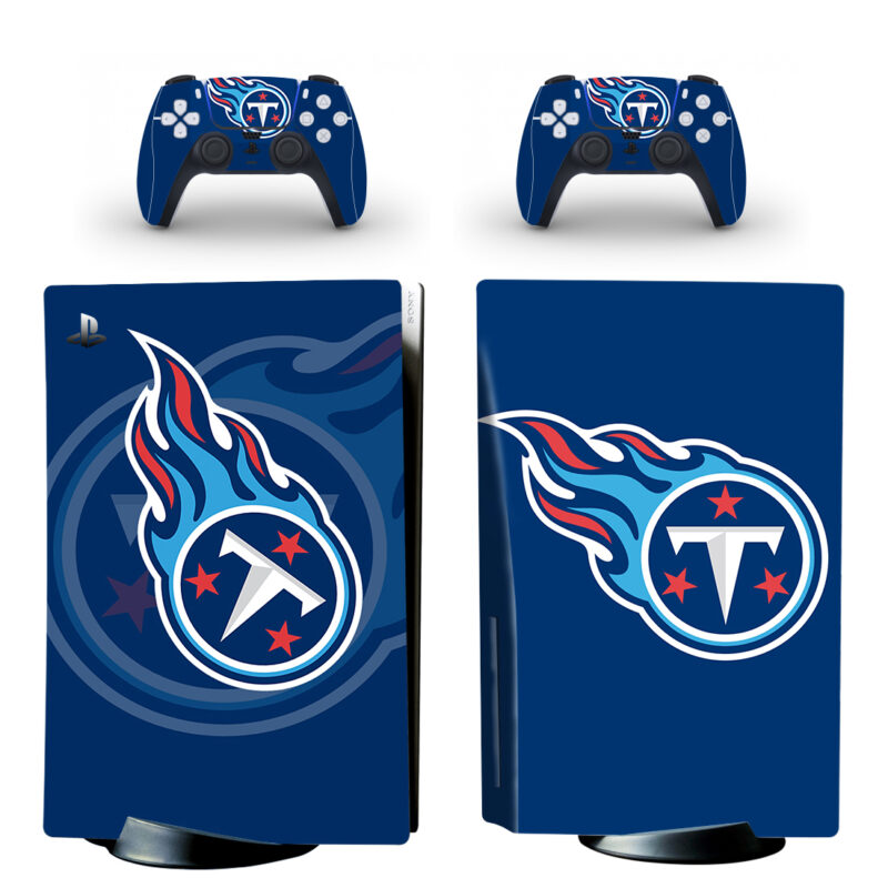 Tennessee Titans PS5 Skin Sticker And Controllers