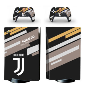 Juventus F.C. Cristiano Ronaldo PS5 Skin Sticker Decal