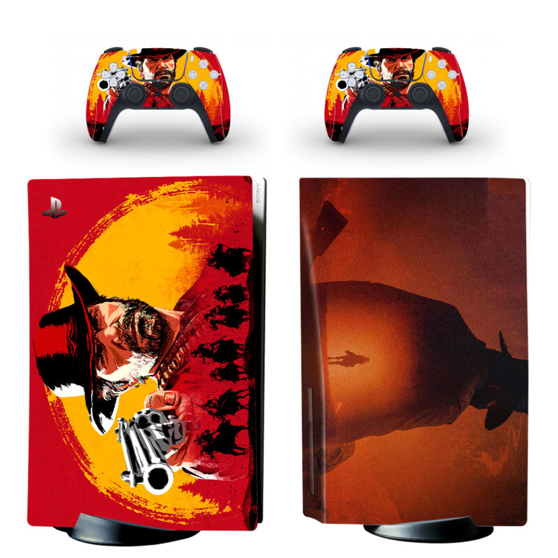 Red Dead Redemption 2 PS5 Skin Sticker Decal Design 7