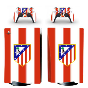 Atlético De Madrid PS5 Skin Sticker And Controllers