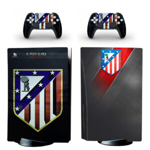 Atlético De Madrid PS5 Skin Sticker Decal Design 1