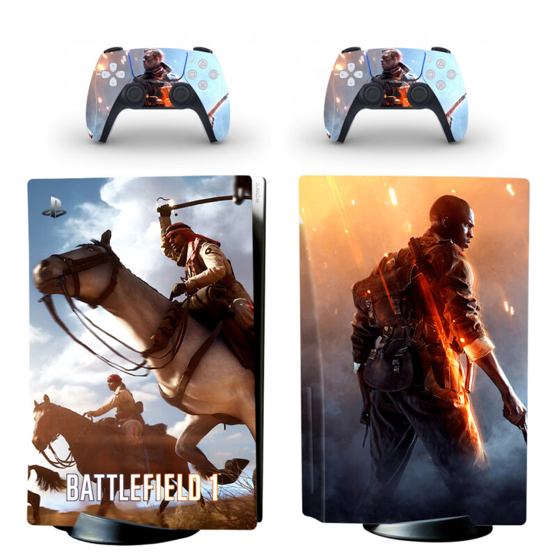 Battlefield 1 PS5 Skin Sticker And Controllers