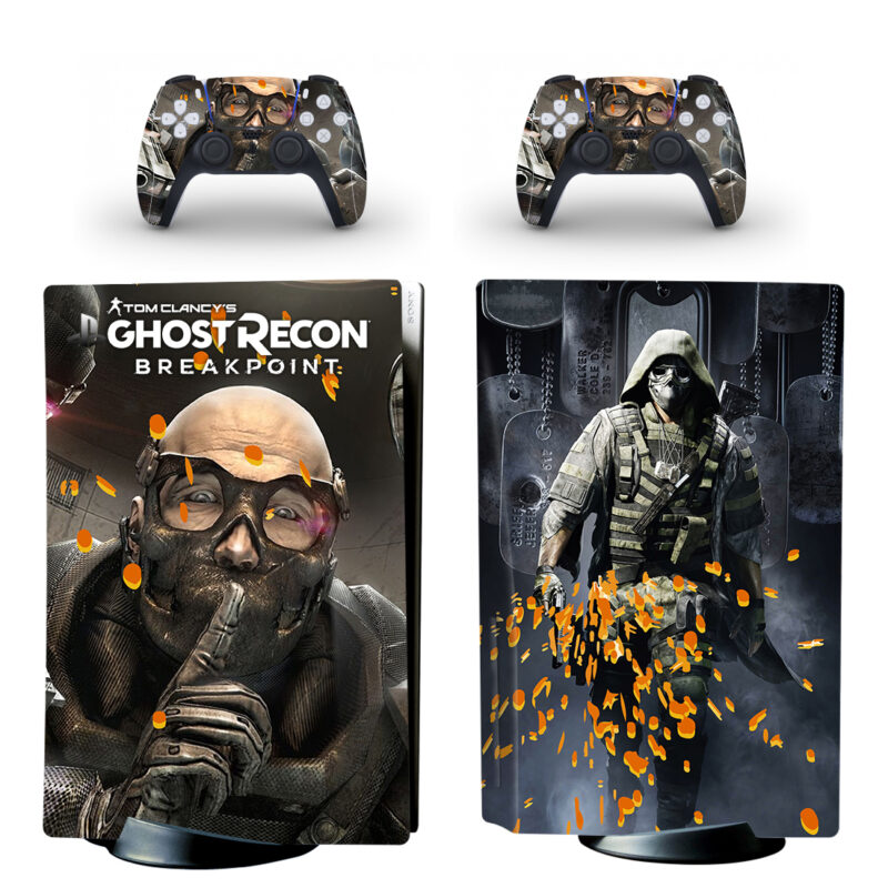 Tom Clancy’s Ghost Recon Breakpoint PS5 Skin Sticker Decal Design 2