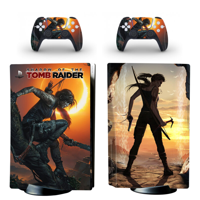 Shadow Of The Tomb Raider PS5 Skin Sticker Decal