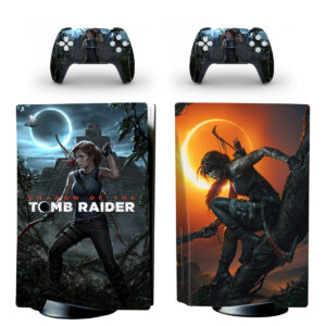 Shadow Of The Tomb Raider PS5 Skin Sticker And Controllers