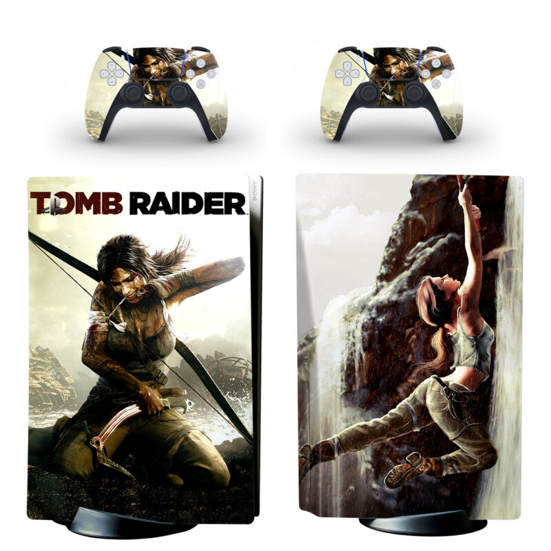 Tomb Raider PS5 Skin Sticker Decal