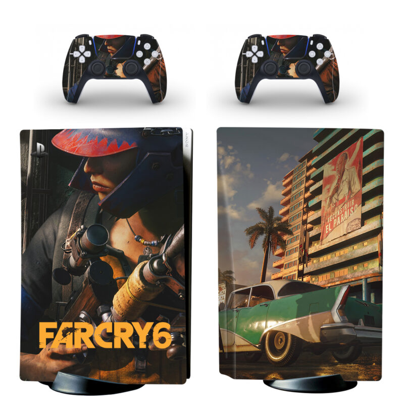 Far Cry 6 PS5 Skin Sticker And Controllers Design 2