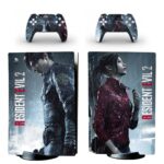 Resident Evil 2 PS5 Skin Sticker Decal Design 2