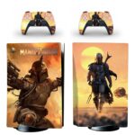 The Mandalorian PS5 Skin Sticker Decal Design 1