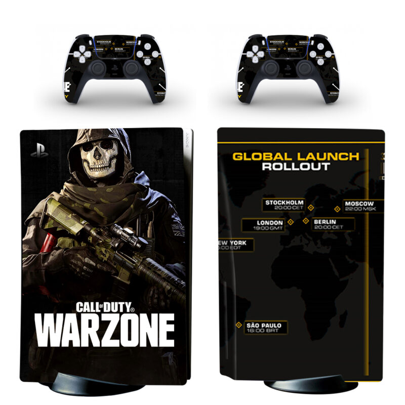 Call Of Duty: Warzone PS5 Skin Sticker And Controllers Design 2