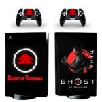 Ghost Of Tsushima PS5 Skin Sticker And Controllers Design 5