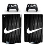 Black Nike PS5 Skin Sticker Decal