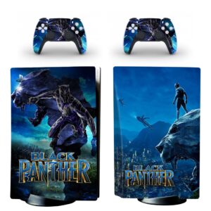 Black Panther PS5 Skin Sticker Decal