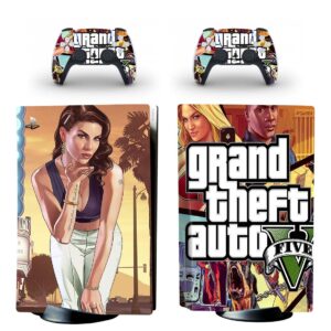 Grand Theft Auto V PS5 Skin Sticker And Controllers