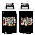 Grand Theft Auto V PS5 Skin Sticker And Controllers Design 1