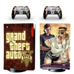 Grand Theft Auto V PS5 Skin Sticker Decal Design 3