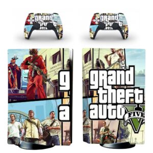 Grand Theft Auto V PS5 Skin Sticker Decal Design 4