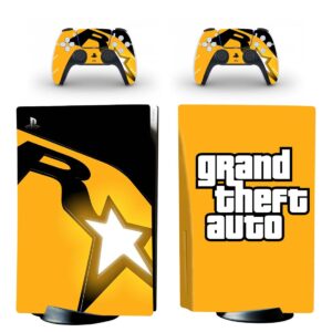 Rockstar And Grand Theft Auto PS5 Skin Sticker Decal