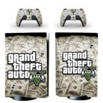 Grand Theft Auto V PS5 Skin Sticker And Controllers Design 4