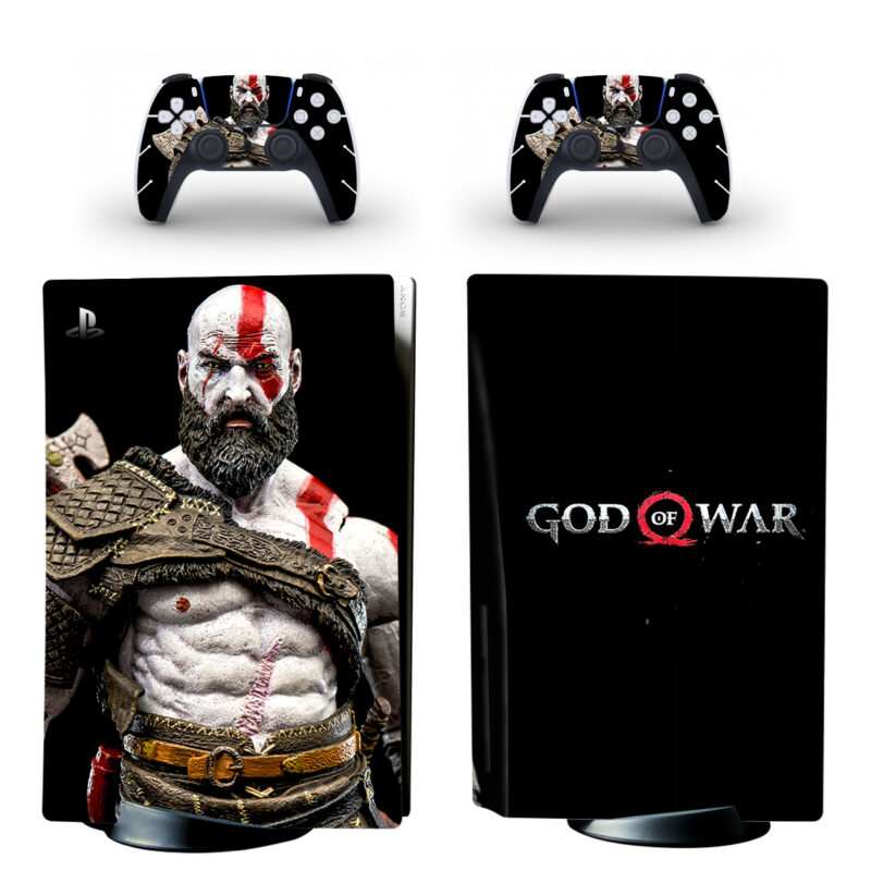 God Of War PS5 Skin Sticker And Controllers