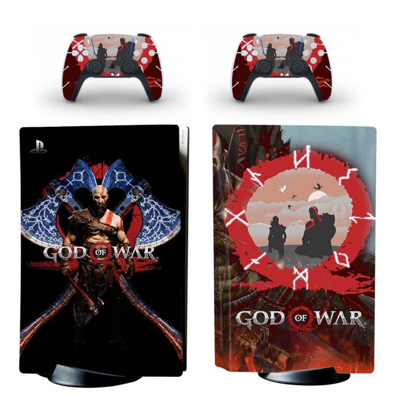 God Of War PS5 Skin Sticker And Controllers Design 3