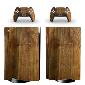 Abstract Real Wood Texture PS5 Skin Sticker Decal