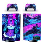 Cyberpunk 2077 Gang And K/DA Akali Art PS5 Skin Sticker Decal