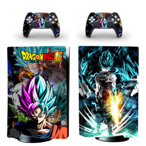 Dragon Ball Super Goku PS5 Skin Sticker And Controllers