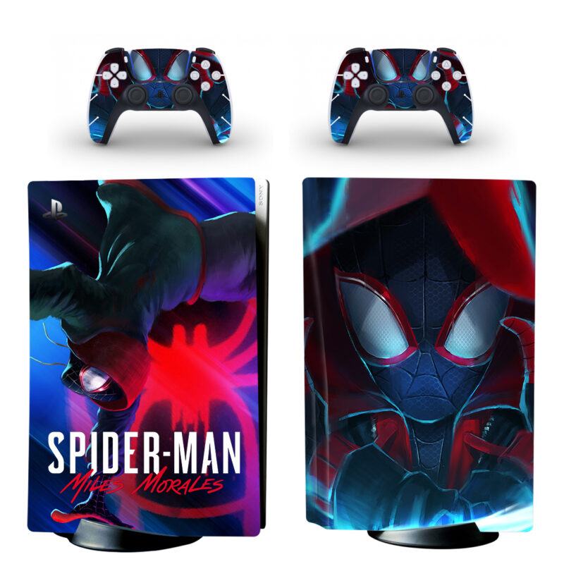 Marvel's Spider-Man: Miles Morales PS5 Skin Sticker Decal Design 1