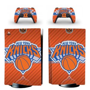 New York Knicks PS5 Skin Sticker And Controllers