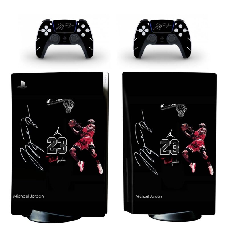 Michael Jordan 23 PS5 Skin Sticker And Controllers