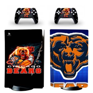 Chicago Bears PS5 Skin Sticker And Controllers