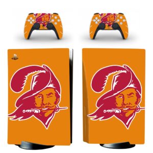 1976 Tampa Bay Buccaneers PS5 Skin Sticker And Controllers