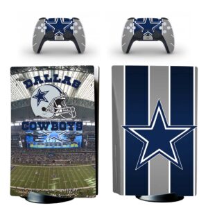 Dallas Cowboys PS5 Skin Sticker And Controllers