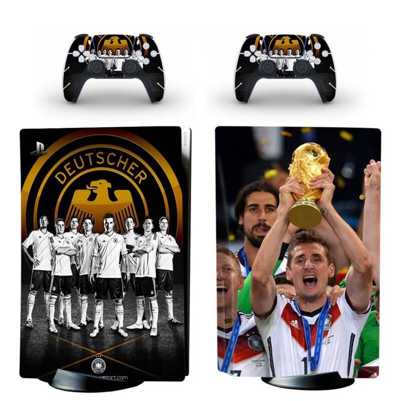 Deutscher Fussball-Bund PS5 Skin Sticker And Controllers