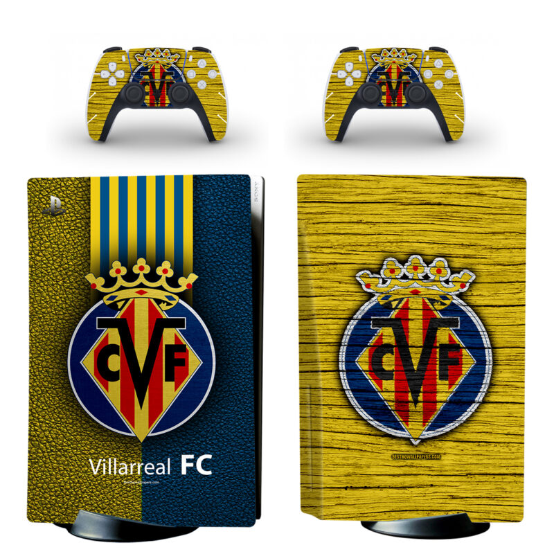 Villarreal CF PS5 Skin Sticker Decal