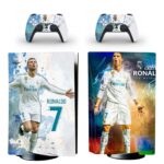 Real Madrid CF Cristiano Ronaldo 7 PS5 Skin Sticker Decal