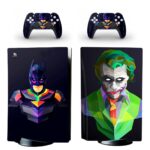 Batman And Joker Art PS5 Skin Sticker Decal