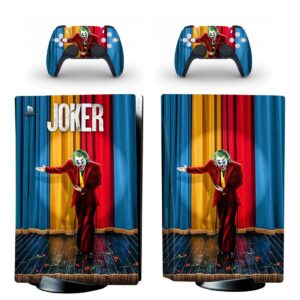 Joaquin Phoenix Joker PS5 Skin Sticker And Controllers