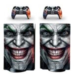 Joker Face Art PS5 Skin Sticker And Controllers