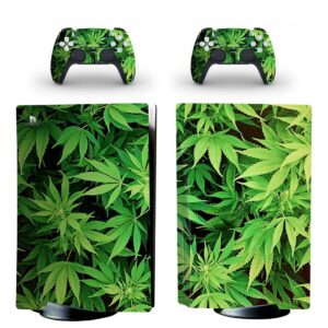 Marijuana Leaves PS5 Skin Sticker Decal