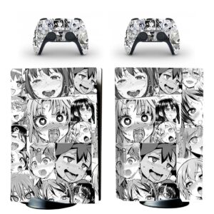 Aygo Hentai Anime Face Art PS5 Skin Sticker Decal